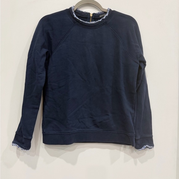 J. Crew Tops - J. Crew Blue and White Women's Sweatshirt